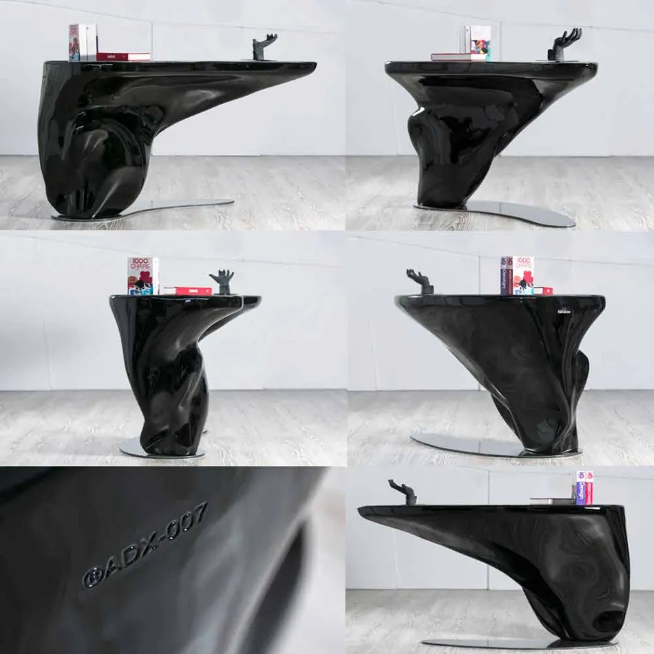 Moderner Schreibtisch Büro, italienisches Design Atkinson Viadurini