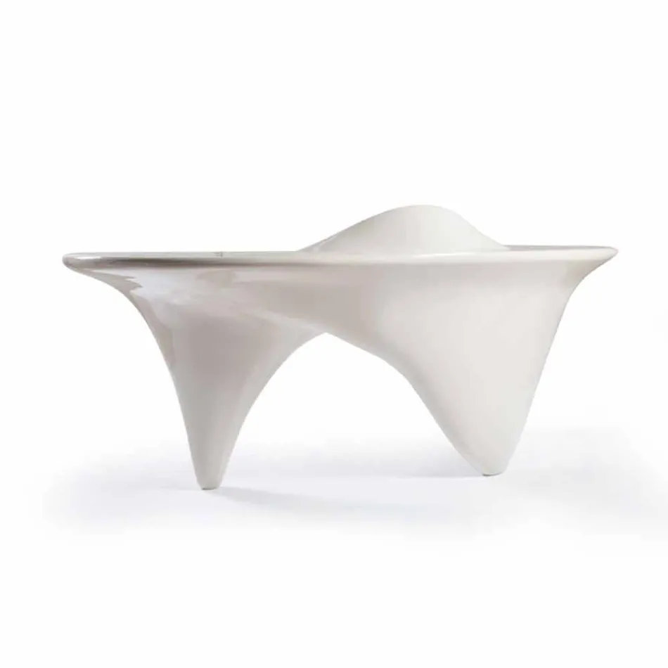 Moderner Schreibtisch handmade aus Italien Sinuous Viadurini