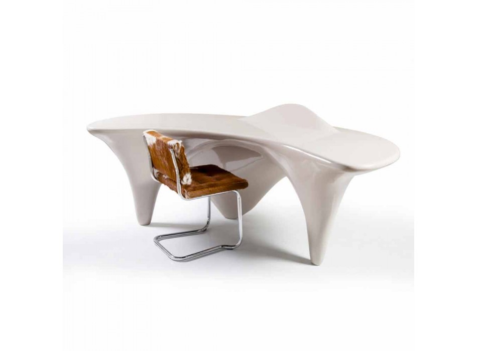 Moderner Schreibtisch handmade aus Italien Sinuous Viadurini