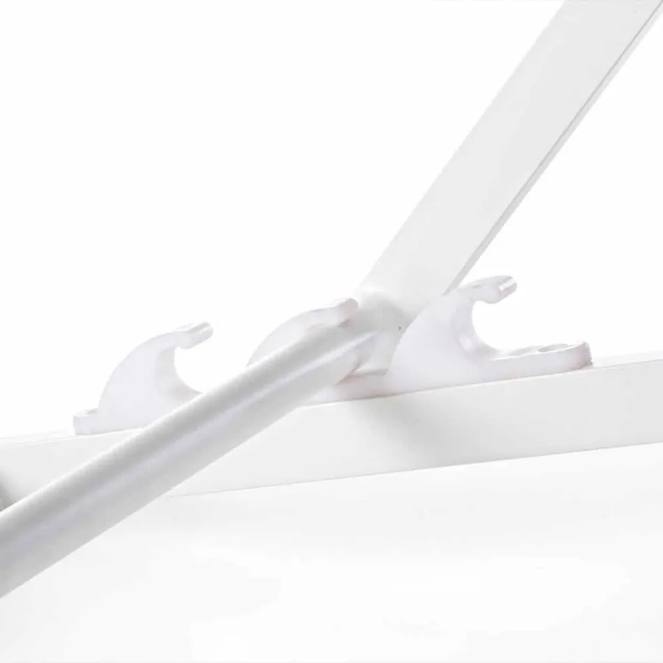 Outdoor-Liegestuhl aus Aluminium mit Sitz aus Textilene, 4 Stück - Kailua Viadurini