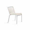 Outdoor Design Stuhl aus Stahl und PVC Made in Italy - Madagaskar