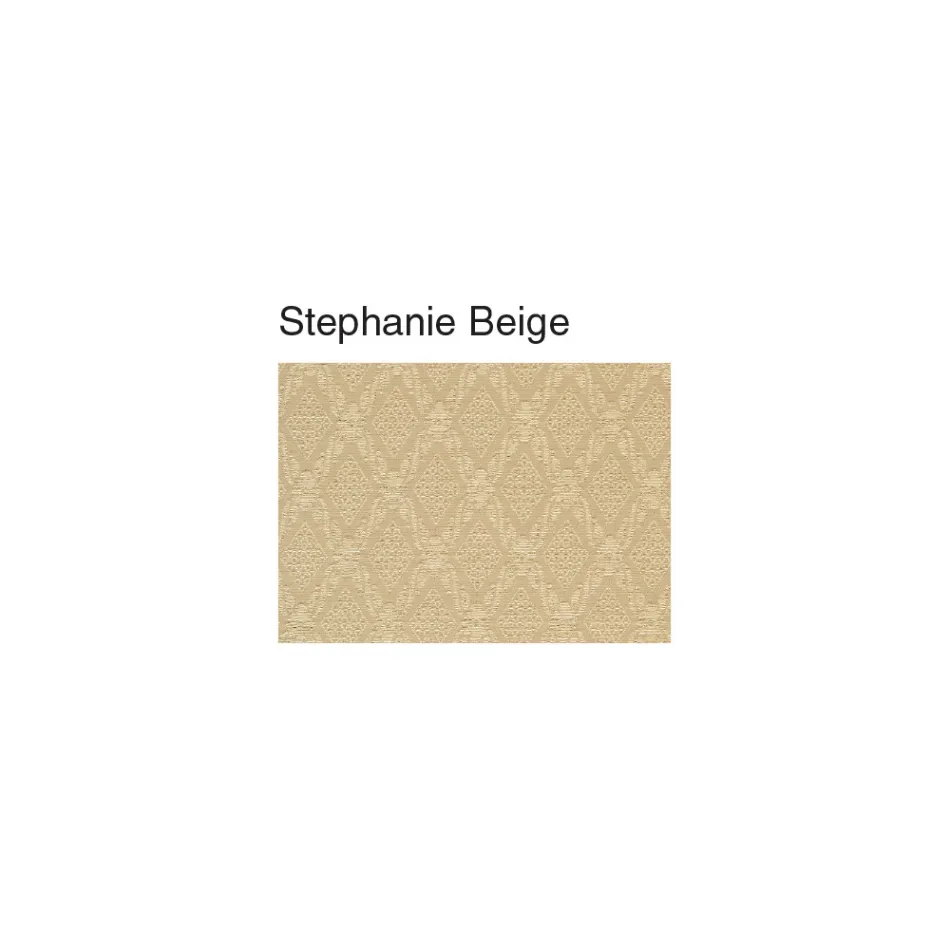 Klassischer Stuhl aus Holz und Sitz aus Stoff Design Made in Italy - Baptiste Viadurini