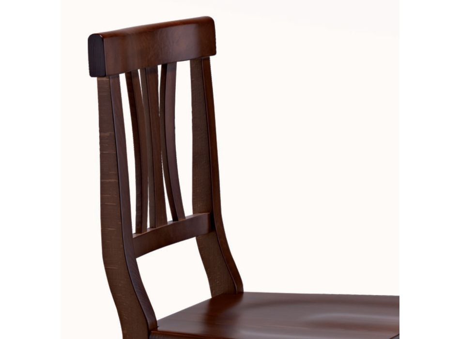 Klassischer Stuhl aus massivem Buchenholz Design Made in Italy - Claudie Viadurini
