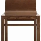 Stuhl mit Eschenstruktur und Eichenschale, hergestellt in Italien – Emilia Viadurini