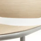 Küchenstuhl aus Holz und lackiertem Metall Made in Italy 2 Stück - Saffia Viadurini