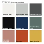 Küchenstuhl aus Holz und lackiertem Metall Made in Italy 2 Stück - Saffia Viadurini