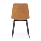 Vintage Design Küchen- oder Wohnzimmerstuhl aus Stahl und Kunstleder 2 Stück - Rekko Viadurini