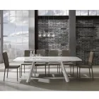 Küchenstuhl komplett mit 2-teiligem Kunstleder bezogen - Atenea Viadurini