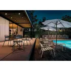 Stapelbarer Aluminiumstuhl im Freien Hergestellt in Italien, 2 Stück - Shyla Viadurini