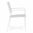 Stapelbarer Outdoor-Stuhl aus Textilene Homemotion, 6-teilig - Narcissa Viadurini
