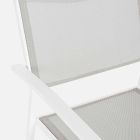 Stapelbarer Outdoor-Stuhl aus Textilene Homemotion, 6-teilig - Narcissa Viadurini