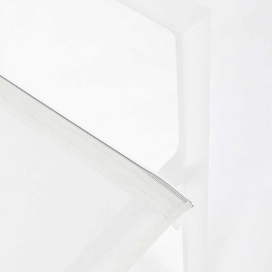 Außenstuhl aus Aluminium mit Armlehnen von Homemotion - Casper Design Viadurini