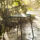 Outdoor-Stuhl aus Metall und Polyurethan, hergestellt in Italien, 2 Stück – Trosa Viadurini