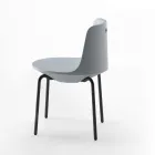 Outdoor-Stuhl aus Polyethylen und Aluminium Made in Italy 2 Stück - Rizia Viadurini