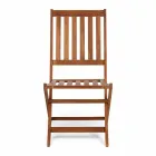 Klappbarer Außenstuhl aus Akazienholz, 2 Stück - Grima Viadurini