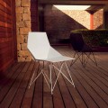 Moderner Stuhl Faz Kollektion Vondom, Polypropylen und Edelstahl, 4 Stück