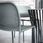 Gartenstuhl aus lackiertem Metall Made in Italy 2 Stück - Synergy Viadurini