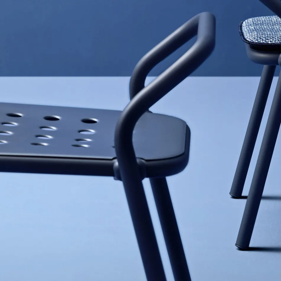 Gartenstuhl Aluminiumstruktur Made in Italy - Noss by Varaschin Viadurini