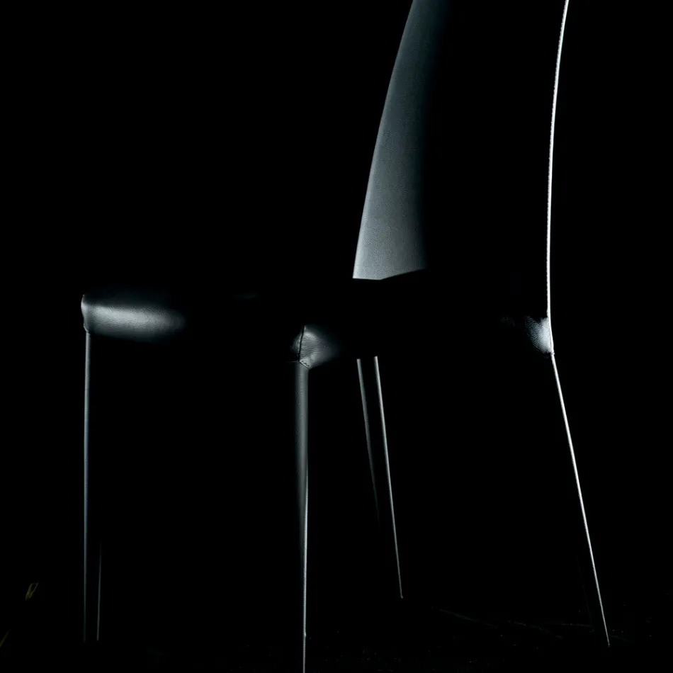 Innenstuhl, vollständig gepolstert und gepolstert, hergestellt in Italien – Triest Viadurini