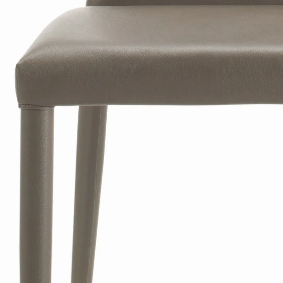 Innenstuhl, vollständig gepolstert und gepolstert, hergestellt in Italien – Triest Viadurini