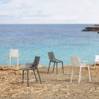 4-teiliger stapelbarer Outdoor-Esszimmerstuhl aus Kunststoff - Ibiza by Vondom Viadurini
