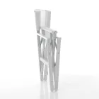 Klappbarer Regiestuhl aus Aluminium und Textilene – Fluoro Viadurini