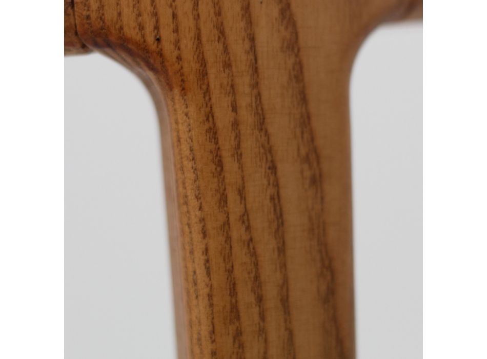 Wohnzimmerstuhl aus gebeiztem Eschenholz Made in Italy - Lyanne Viadurini