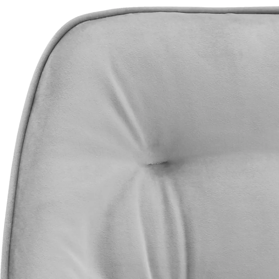 Wohnzimmerstuhl aus lackiertem Holz und Samtsitz Made in Italy - Attendo Viadurini