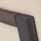 Wohnzimmerstuhl aus eisfarbenem Leder Made in Italy - Betsy Viadurini