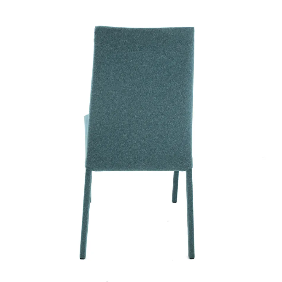 Wohnzimmerstuhl mit Stoffbezug Made in Italy - Roslin Viadurini