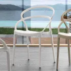 Stuhl in modernem Design aus Polypropylen hergestellt in Italien Pavia Viadurini