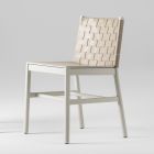 Hochwertiger Stuhl aus Buchenholz und Leder, hergestellt in Italien, 2 Stück – Nora Viadurini