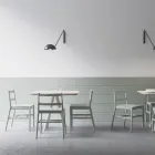 Hochwertiger Stuhl aus massivem Buchenholz, hergestellt in Italien, 2 Stück – Nora Viadurini