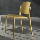 Stapelbarer Stuhl im modernen Design aus farbigem Polypropylen, 4-teilig – Rapunzel Viadurini