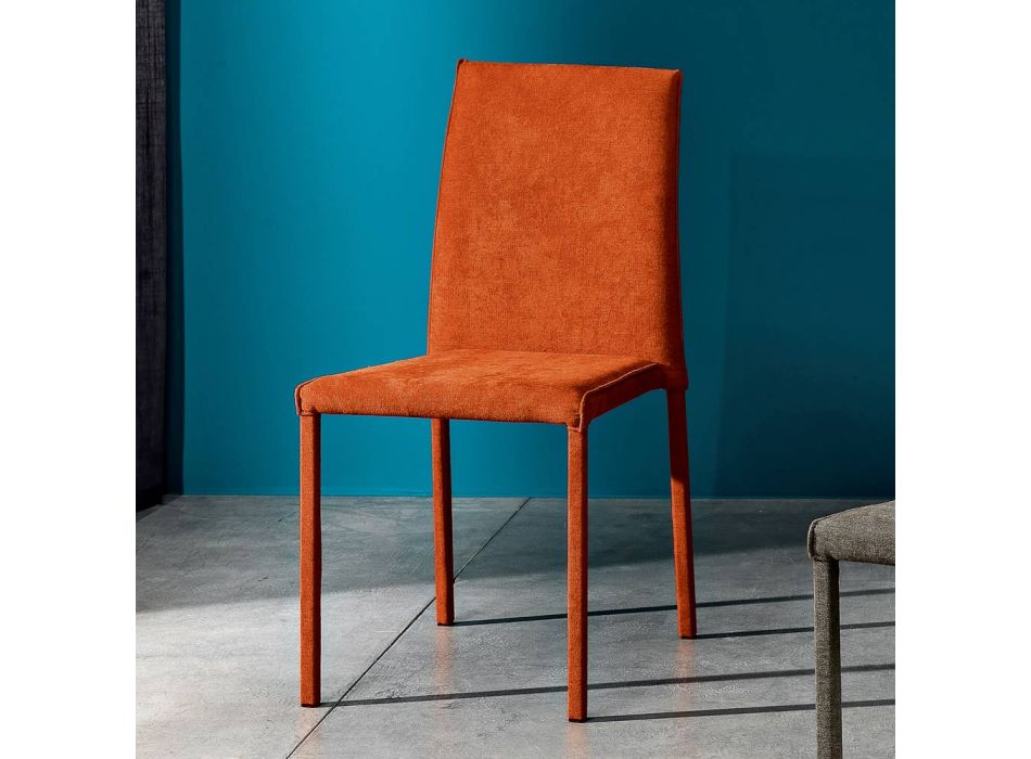 Designer-Esszimmerstuhl aus Stoff, hergestellt in Italien, Conny Viadurini
