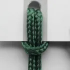 Luxusstuhl mit Armlehnen aus gebleichter Buche und Seil, hergestellt in Italien – Nora Viadurini