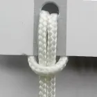 Luxusstuhl mit Armlehnen aus gebleichter Buche und Seil, hergestellt in Italien – Nora Viadurini