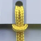 Luxusstuhl mit Armlehnen aus gebleichter Buche und Seil, hergestellt in Italien – Nora Viadurini