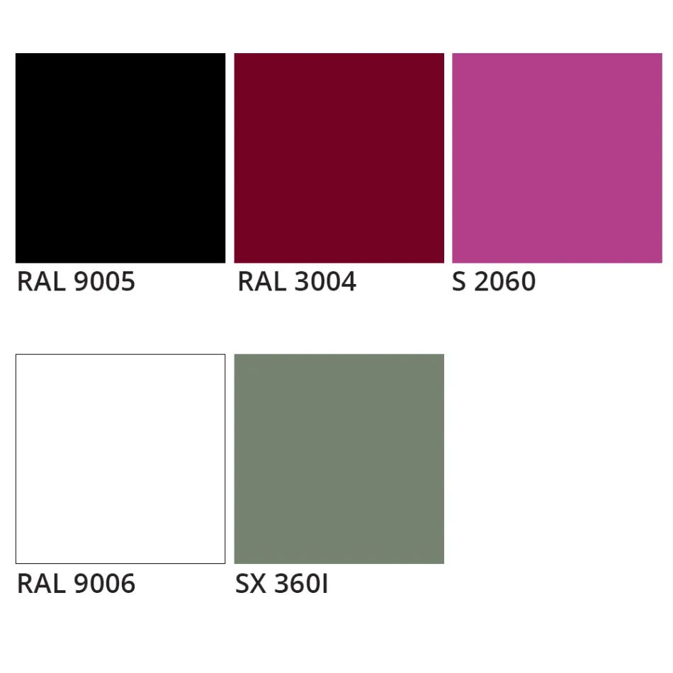 Luxuriöser Stoffstuhl mit Metallgestell, hergestellt in Italien, 2 Stück – Alaska Viadurini