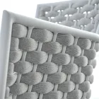 Stapelbarer Stuhl mit gepolsterten Seilarmlehnen und Rückenlehne - Gardenia Viadurini