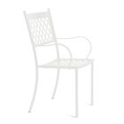 Stapelbarer Outdoor-Stuhl aus verzinktem Stahl Made in Italy 4 Stück - Celia Viadurini