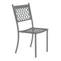 Stapelbarer Outdoor-Stuhl aus verzinktem Stahl Made in Italy 4 Stück - Celia
