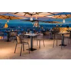 Stapelbarer Outdoor Metallstuhl Made in Italy, 4 Stück - Verna Viadurini