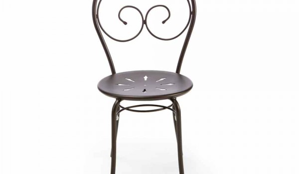 2 moderne Stühle mit oder ohne Armlehnen für den Außenbereich Made in Italy