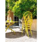 Stapelbarer Gartenstuhl aus Metall Made in Italy, 2 Stück - Autorität Viadurini