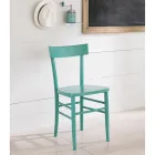 4-teiliger Stuhl aus Buchenholz in modernem Design - Stella Viadurini