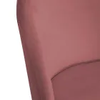 Samtstuhl und Metallgestell in verschiedenen Ausführungen - Penna Viadurini