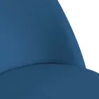 Samtstuhl und Metallgestell in verschiedenen Ausführungen - Penna Viadurini