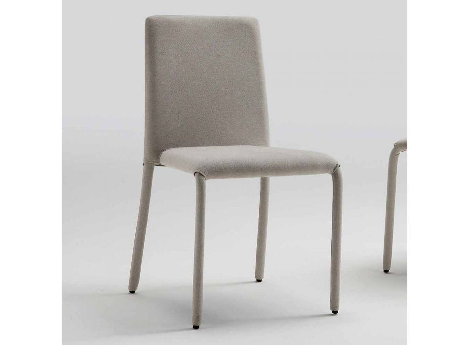 Design Living Chair aus Leder made in Italy, Gazzola Viadurini