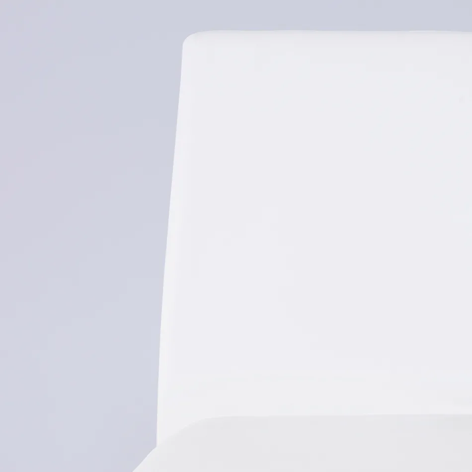 Moderner Wohnzimmerstuhl aus Öko-Leder und Metall, hergestellt in Italien – Reka Viadurini